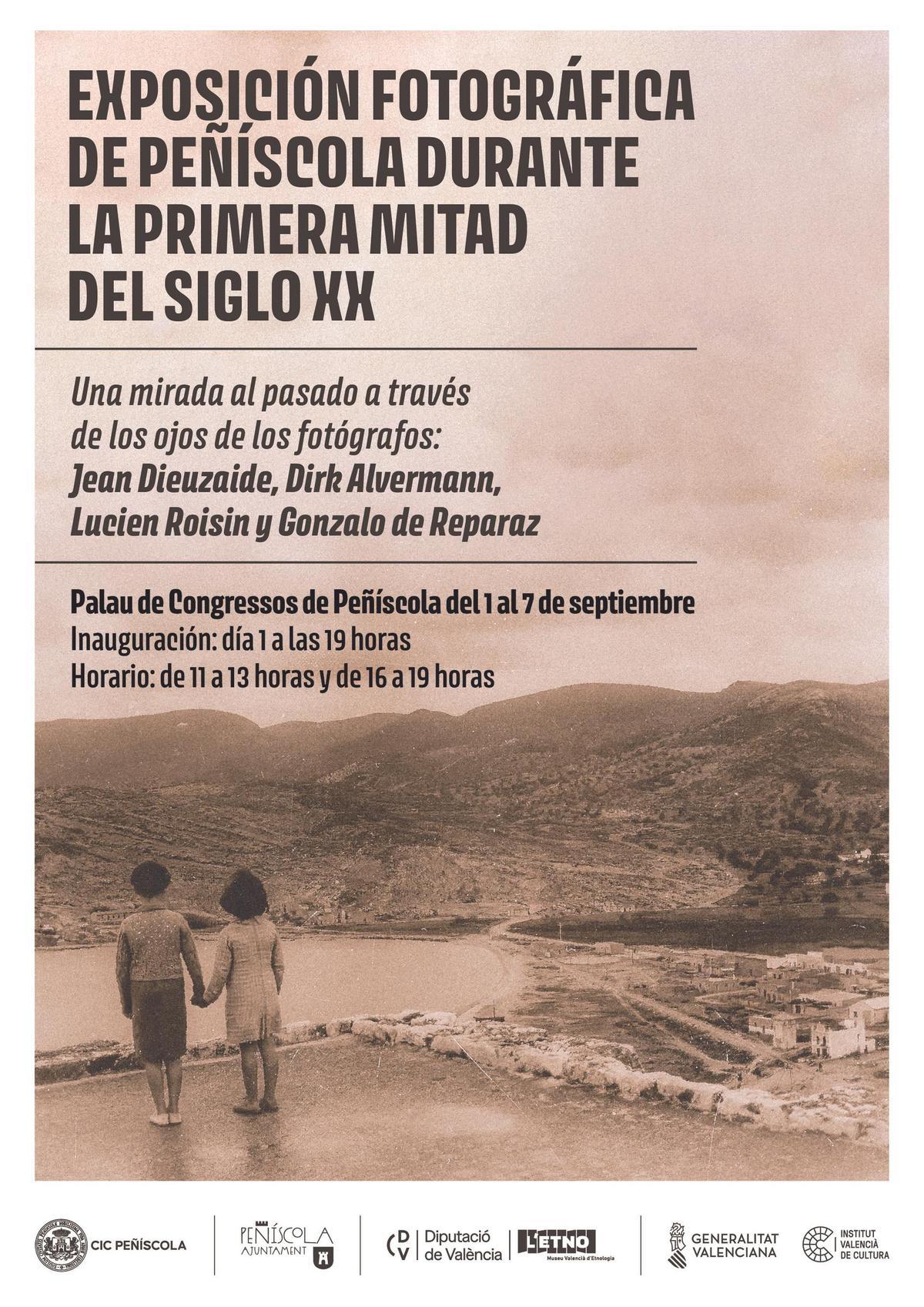 Cartel oficial de la exposición fotográfica de Peñíscola