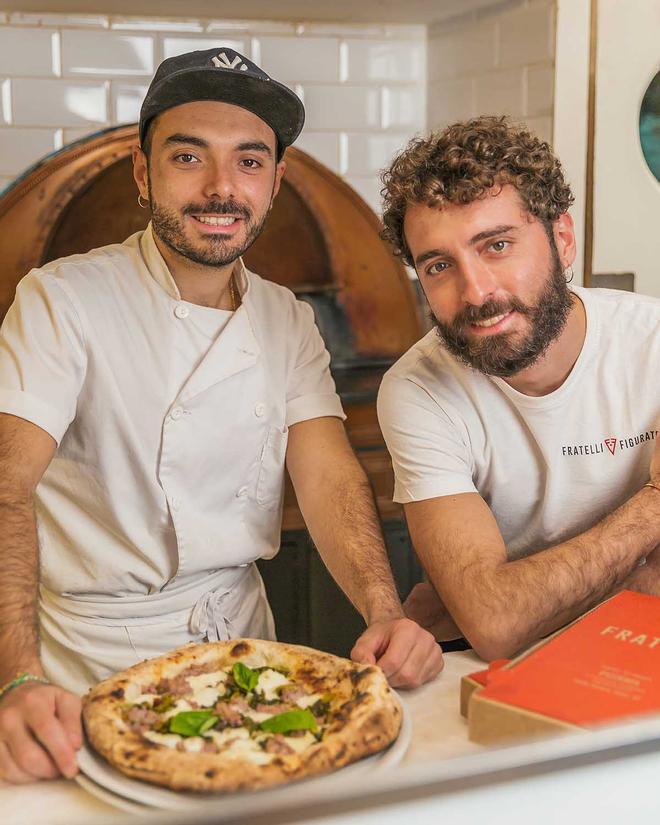 Riccardo y Vittorio, de la pizzería Fratelli Figurato