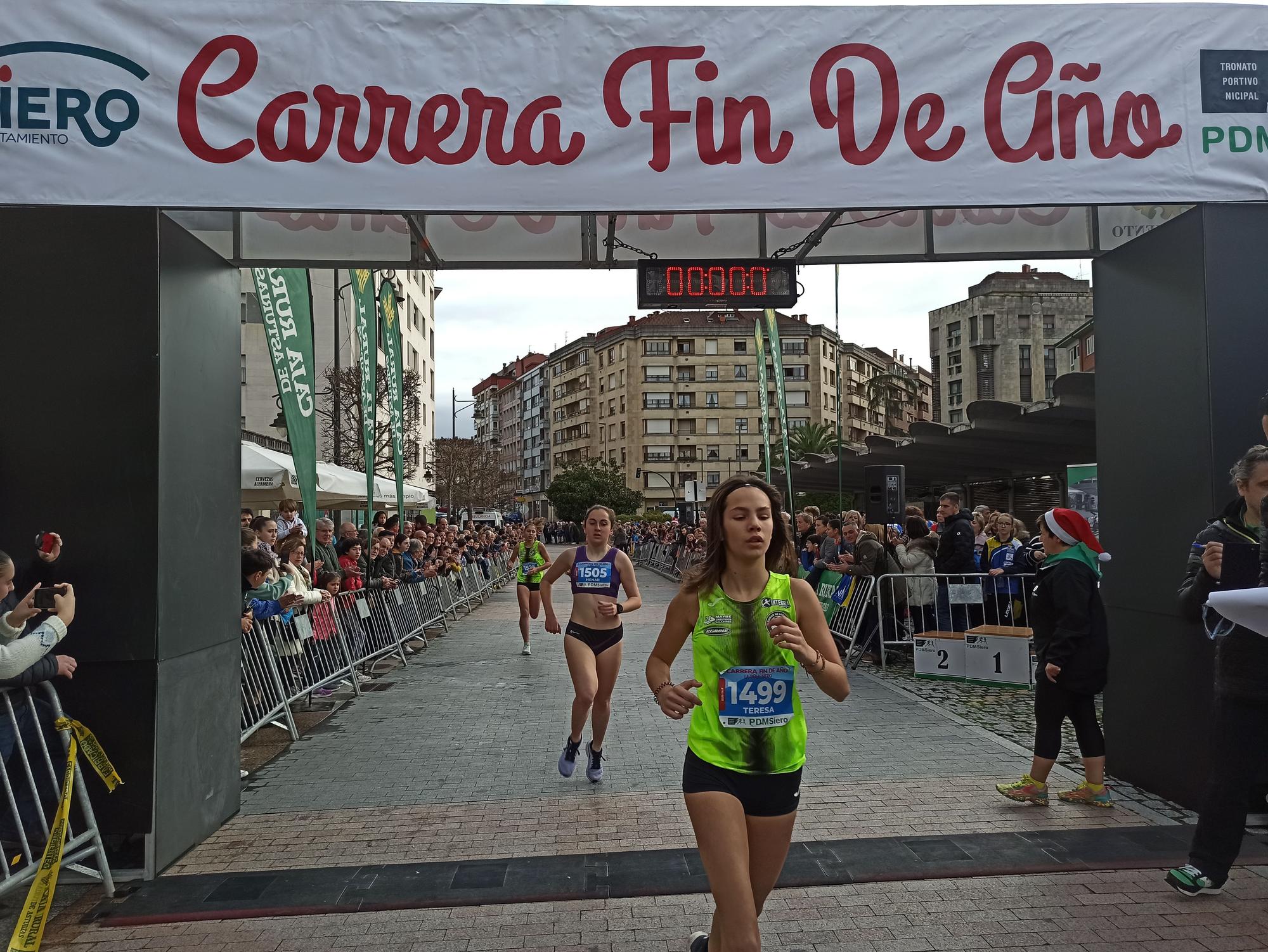 Casi 1.500 participantes disputan la carrera de Fin de Año de Pola de Siero