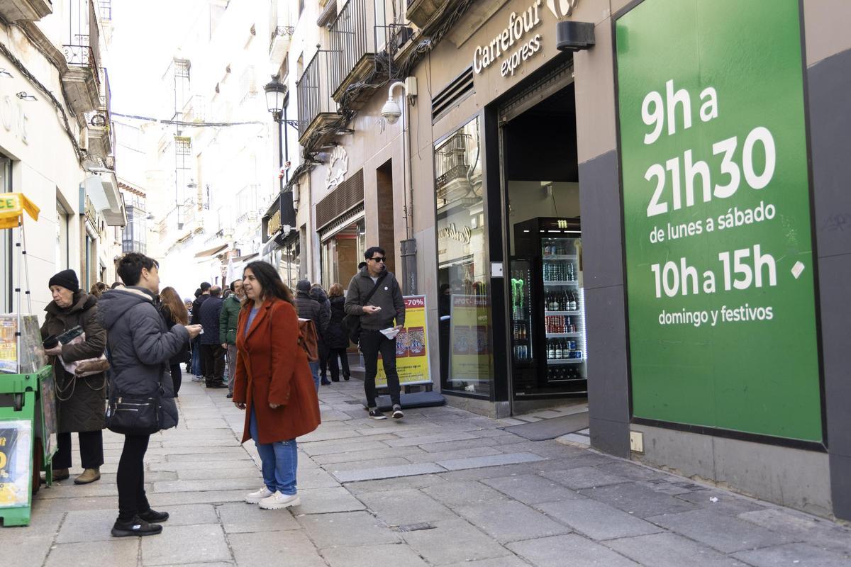 Así se encuentra la calle Pintores actualmente