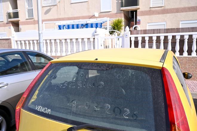 El coche del padre del crímen de Torrevieja