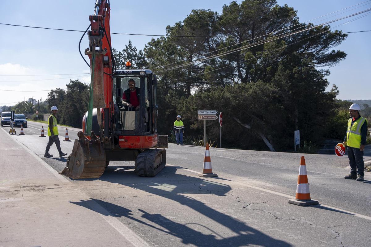 Cruce de Porto-salè, uno de los puntos clave donde se actuará durante las obras