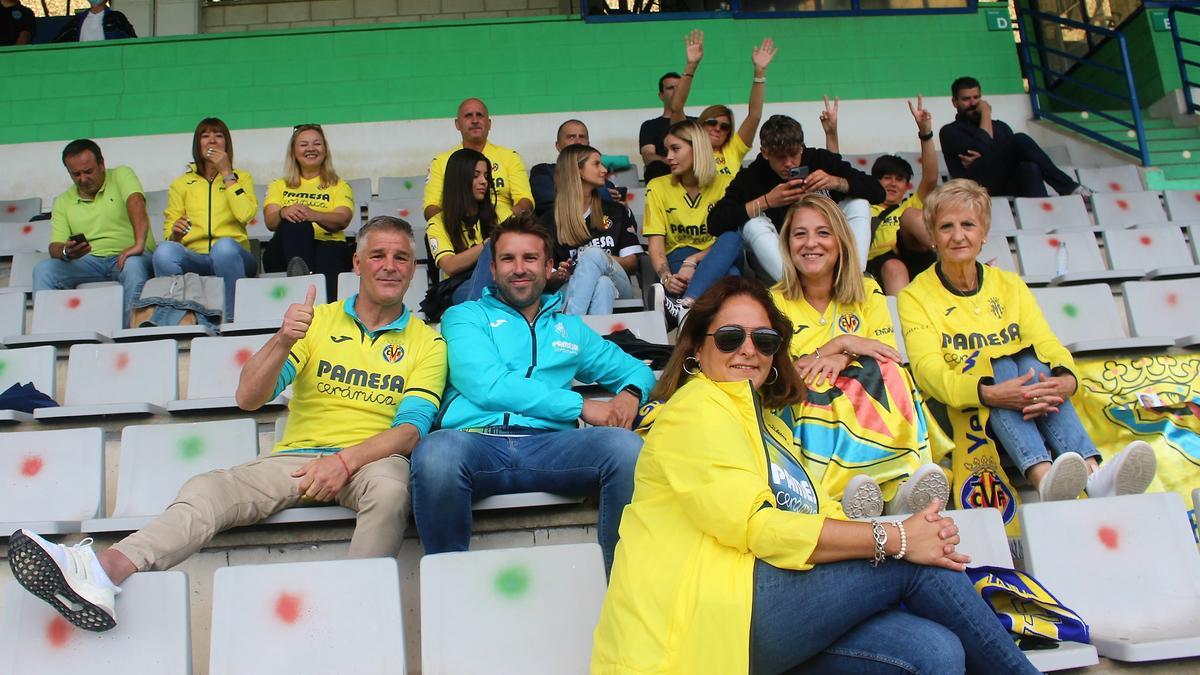 Aficionados del Villarreal B en la eliminatoria contra el Logroñés.