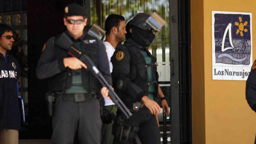 Foto de archivo de la detención en Estepona del capo.