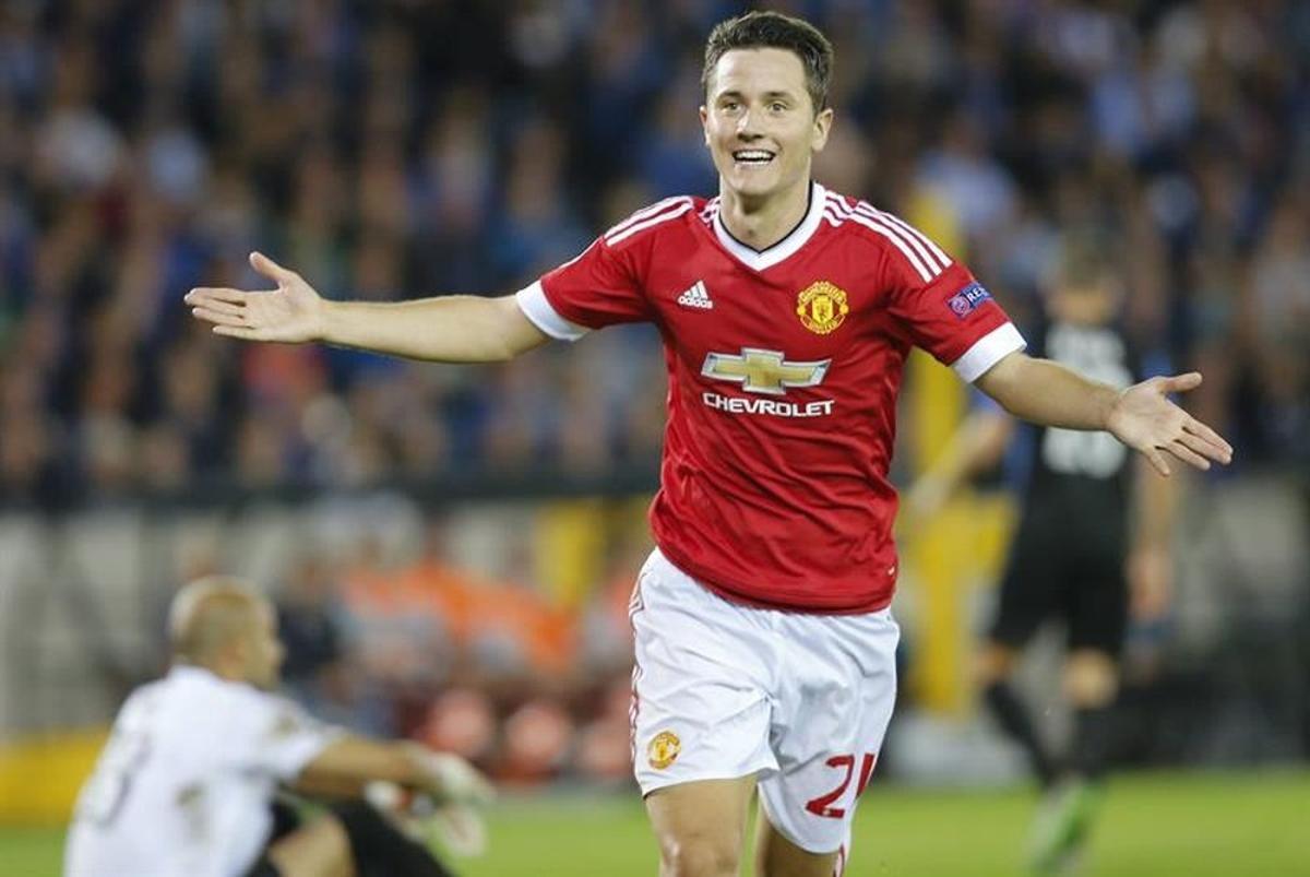 Ander Herrera durante su etapa en el Manchester United