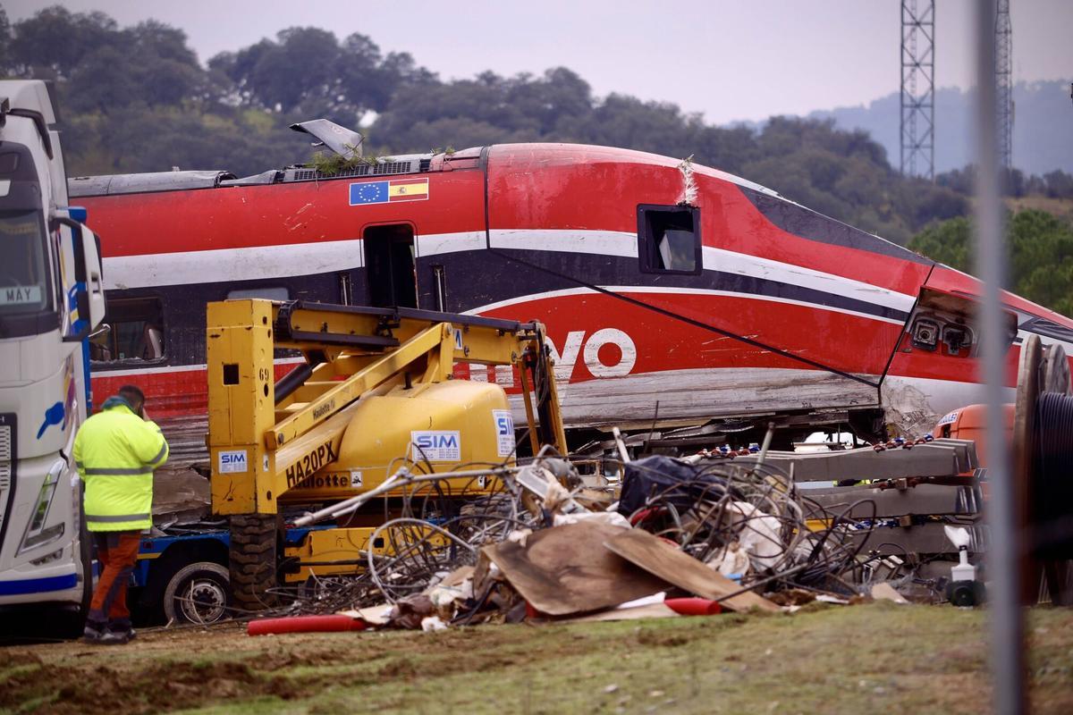 Tren de Iryo descarrilado en Adamuz.