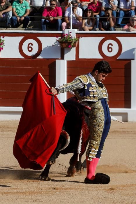 Novillada en El Bibio en la Feria de Begoña 2018.