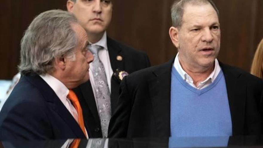 Harvey Weinstein, durant la seva declaració