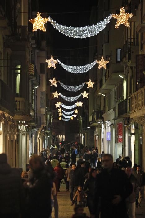 Encesa dels llums de Nadal a Girona