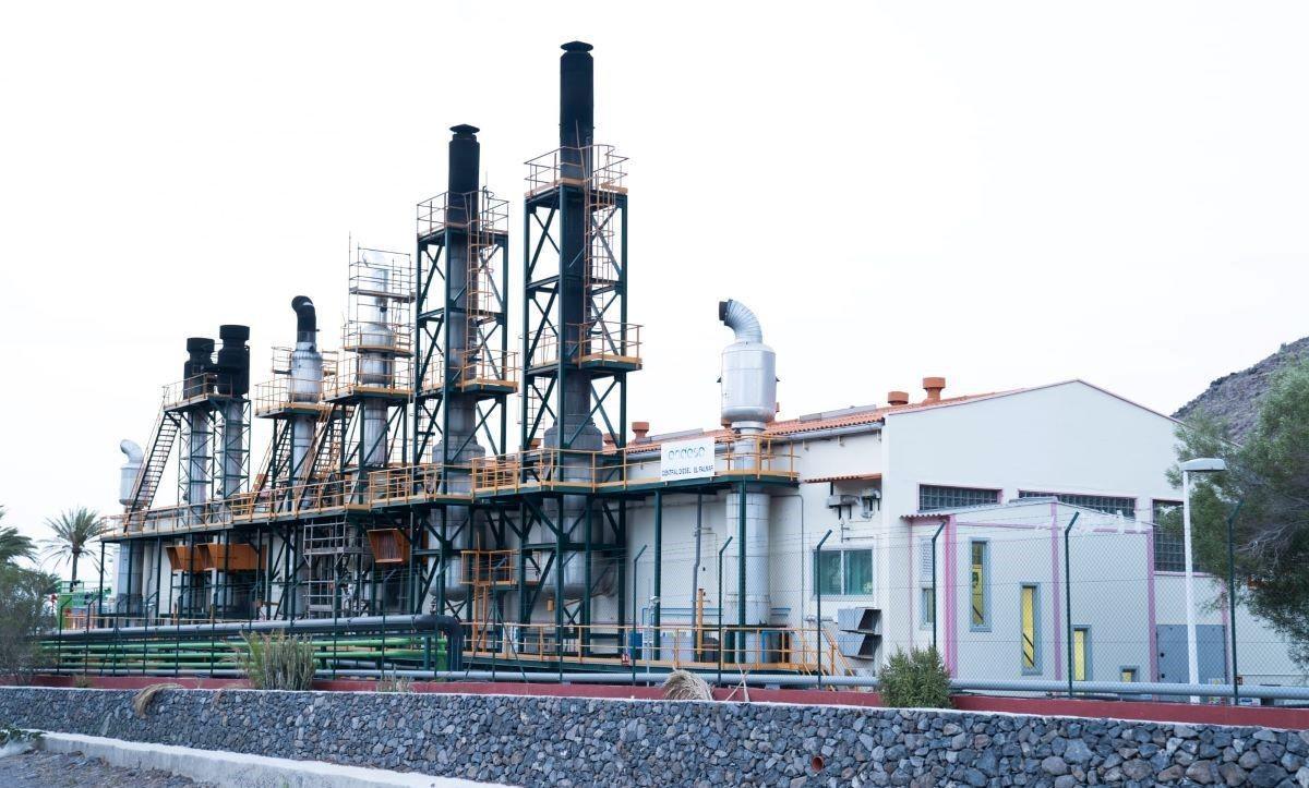Central Eléctrica de El Palmar, en la isla de La Gomera.