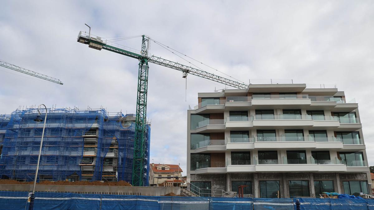 Imagen de archivo de la construcción del Hotel Attica21del grupo Inveravante en Samil.