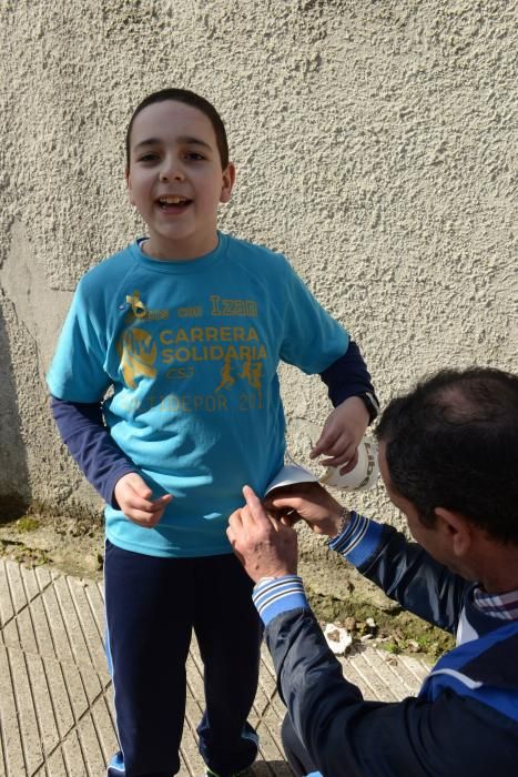 El "comando tortuga", Yago e Izan, en la carrera