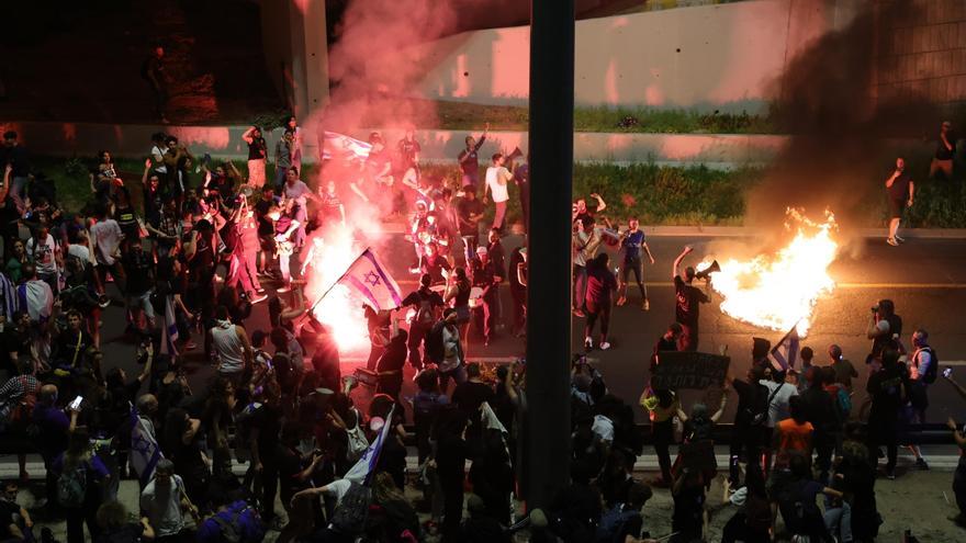 Una marcha contra Netanyahu reúne a 100.000 personas en Jerusalén