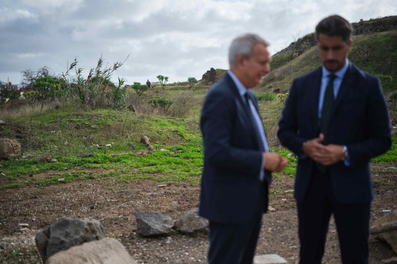 Visita a las obras que se construyen en La Laguna