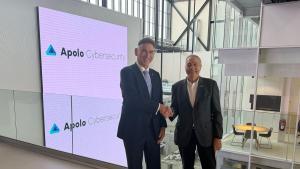 Carles Flamerich, CEO dApol·lo Cybersecurity i Pere Navarro, president executiu del CZFB