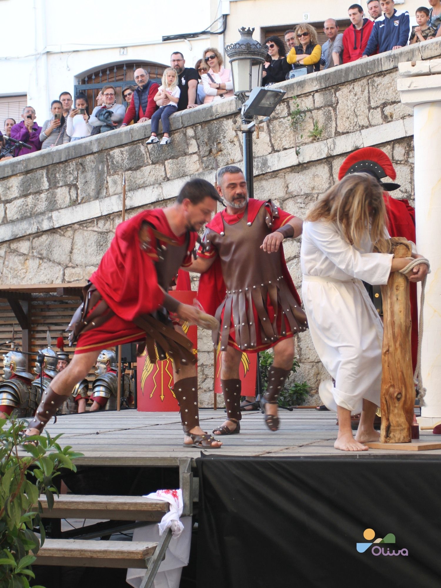 Así ha sido 'la Passió' representada en Oliva este domingo