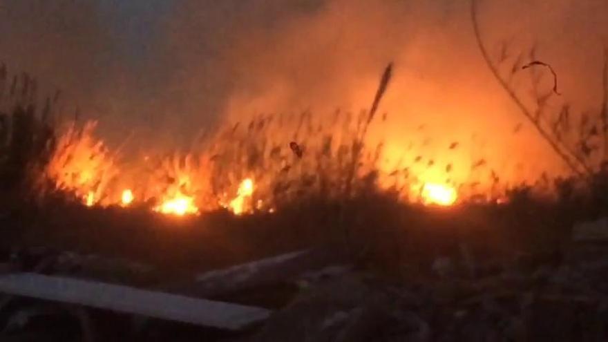 Incendio en la Avenida Reino de Valencia