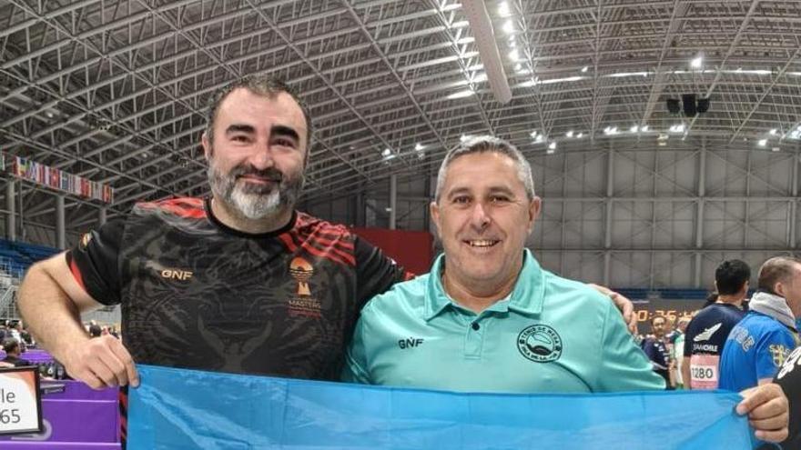 El Club Isla de la Deva de Castrillón planta cara a la aristocracia mundial del tenis de mesa en Corea del Sur