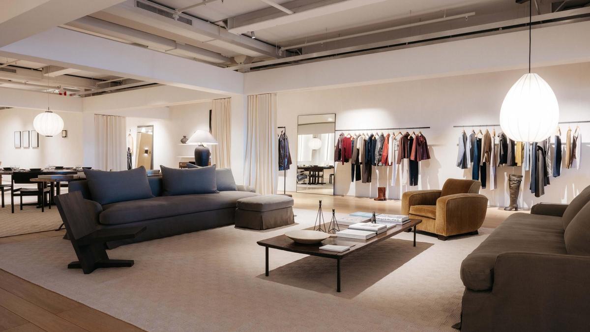 Un rincón de "El apartamento" de Zara de La Coruña