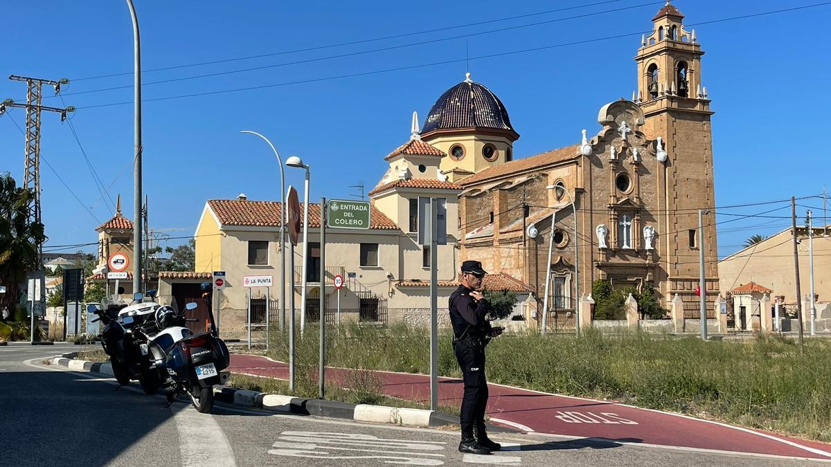 Dispositivo de la Policía Nacional en La Punta, a raíz de la oleada de robos a personas mayores.