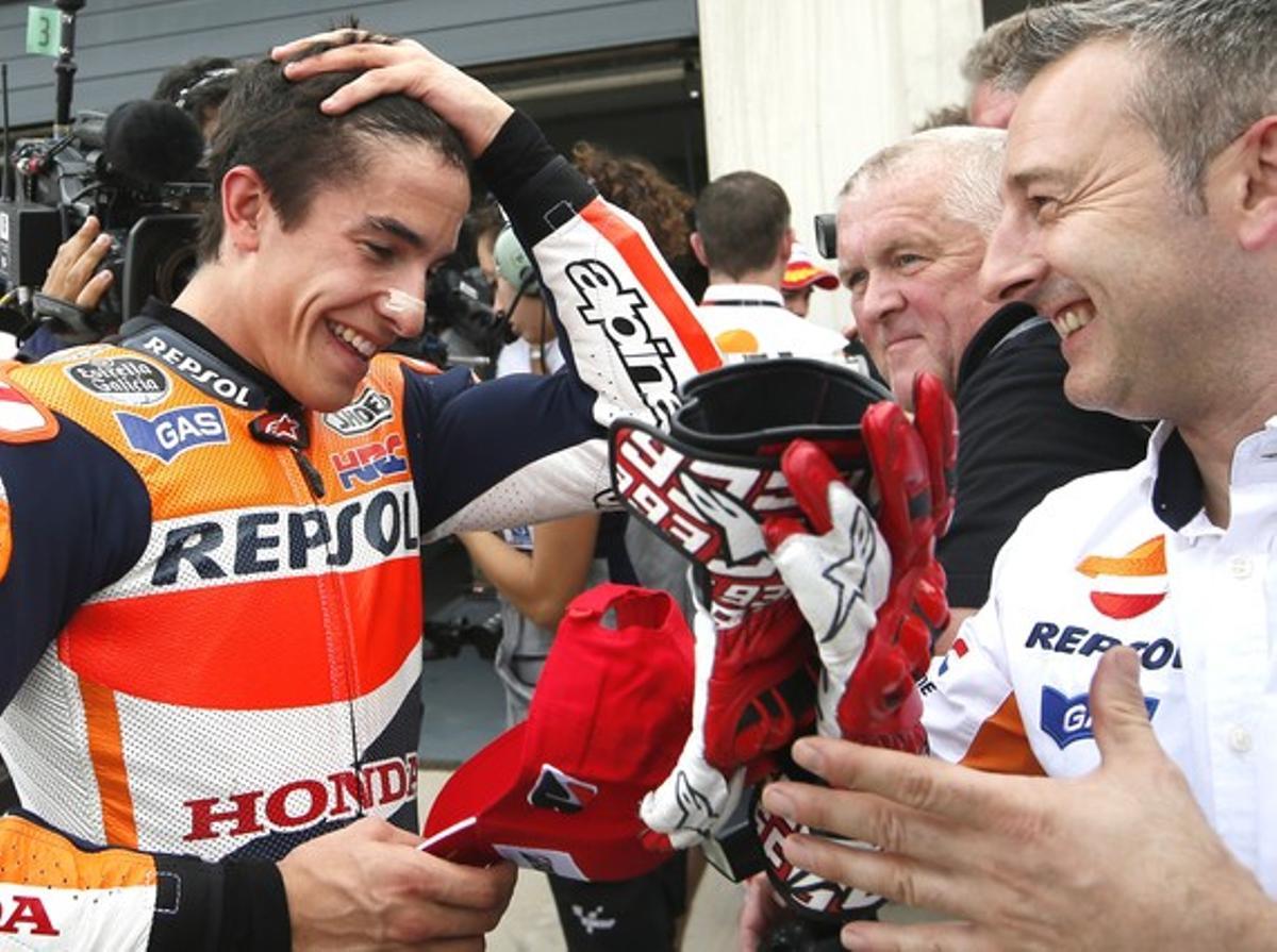 Marc Márquez, el cap de setmana passat, al circuit de Motorland. Marc Márquez, el cap de setmana passat, al circuit de Motorland.
