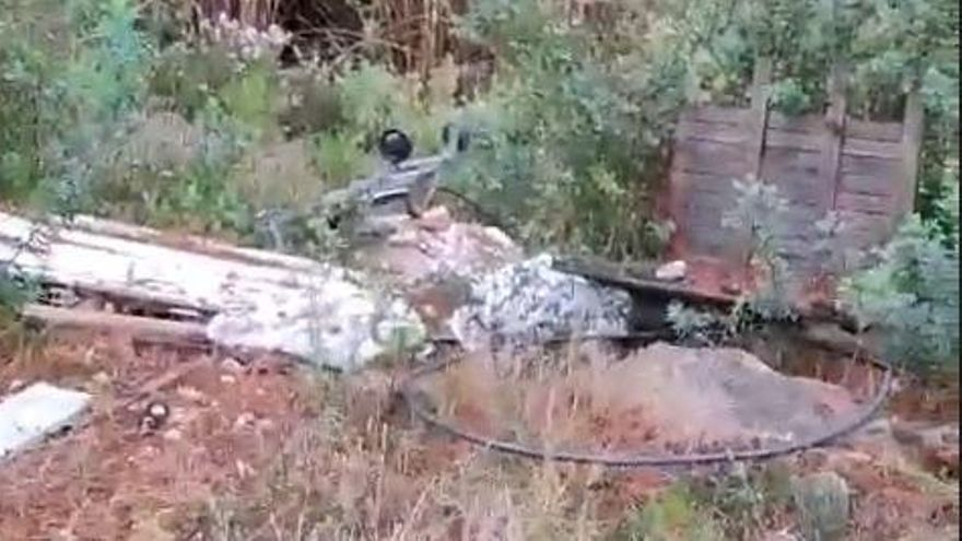 Prou denuncia un vertido ilegal en un torrente de Sant Josep