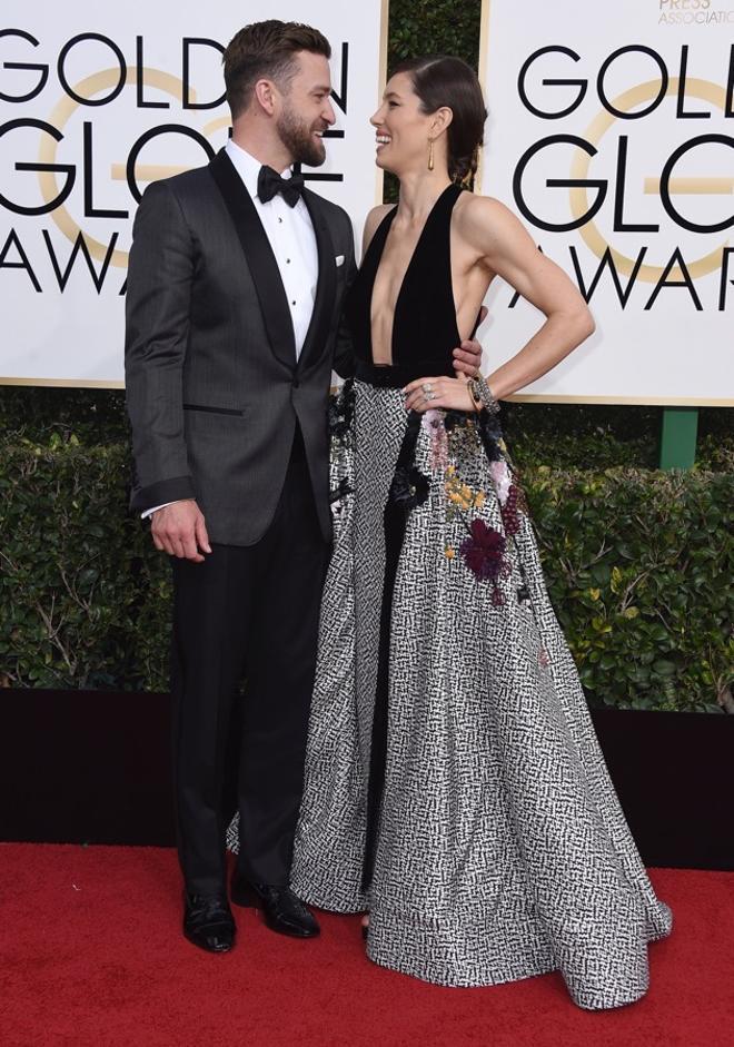 Las parejas de los Globos de Oro 2017, Justin Timberlake y Jessica Biel