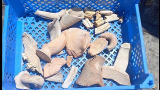 Restos arqueológicos en la basura: Un vecino de Palma encuentra material púnico en un contenedor