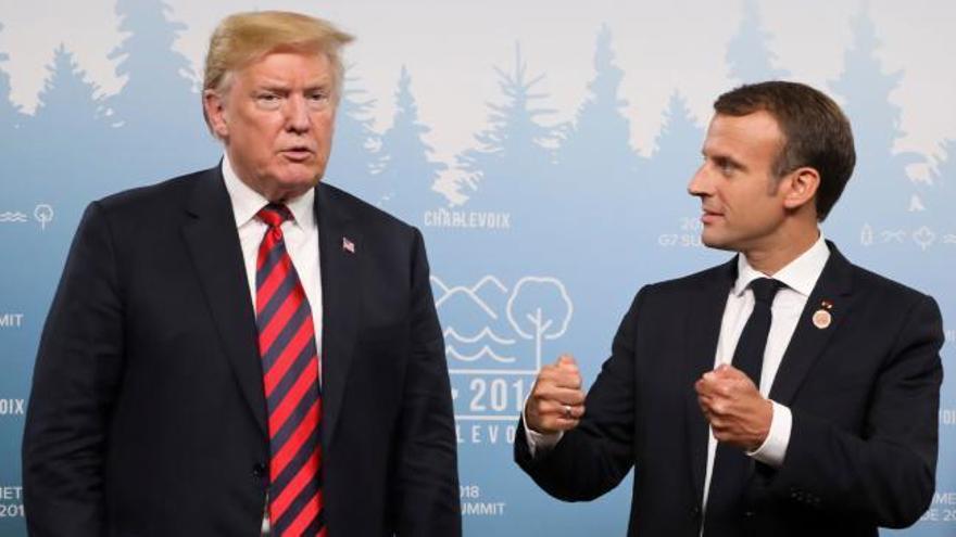 Macron se reúne con Trump antes de la cumbre del G7