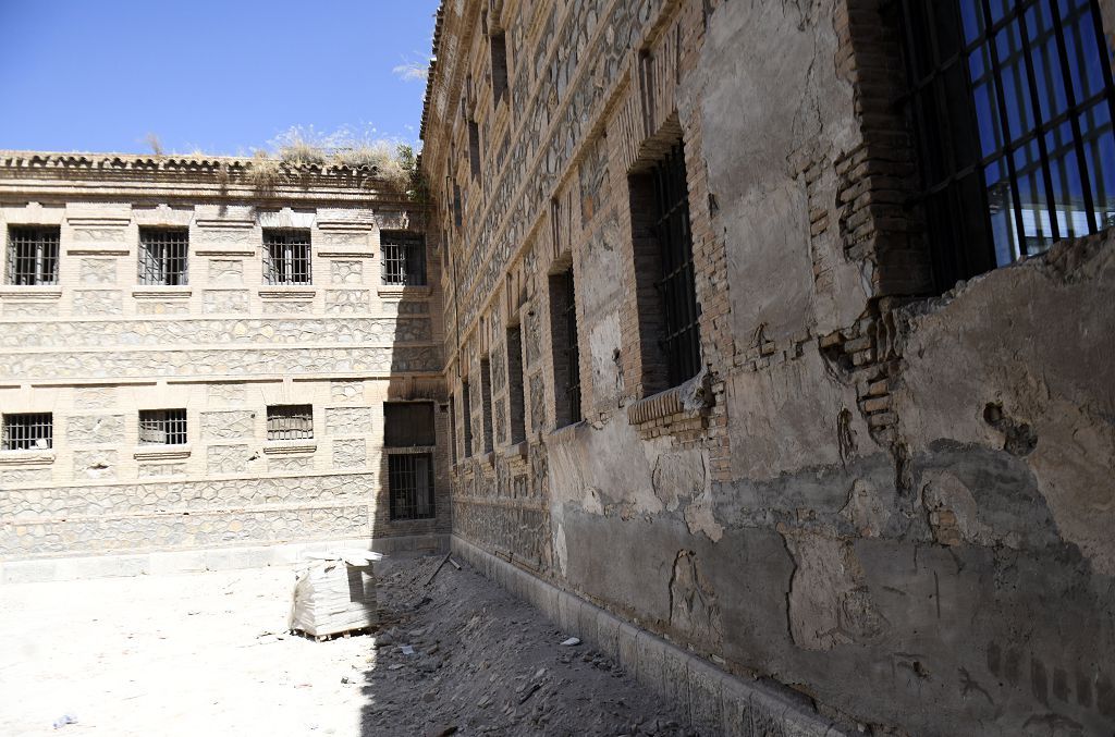 Así van las obras en la segunda fase de la Cárcel Vieja de Murcia