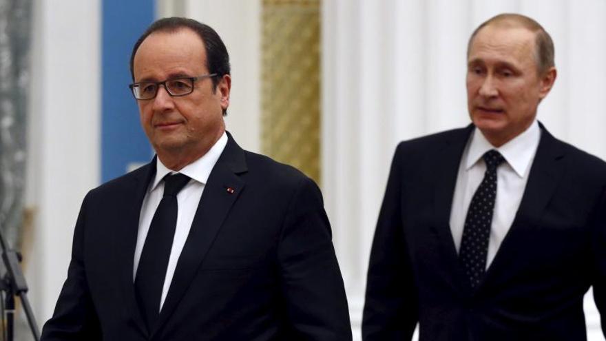 Hollande y Putin en una imagen de 2015.