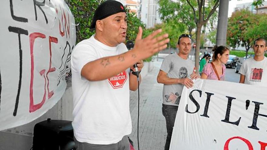 Andrés Bódalo durant la seva estada a Manresa fa dos anys