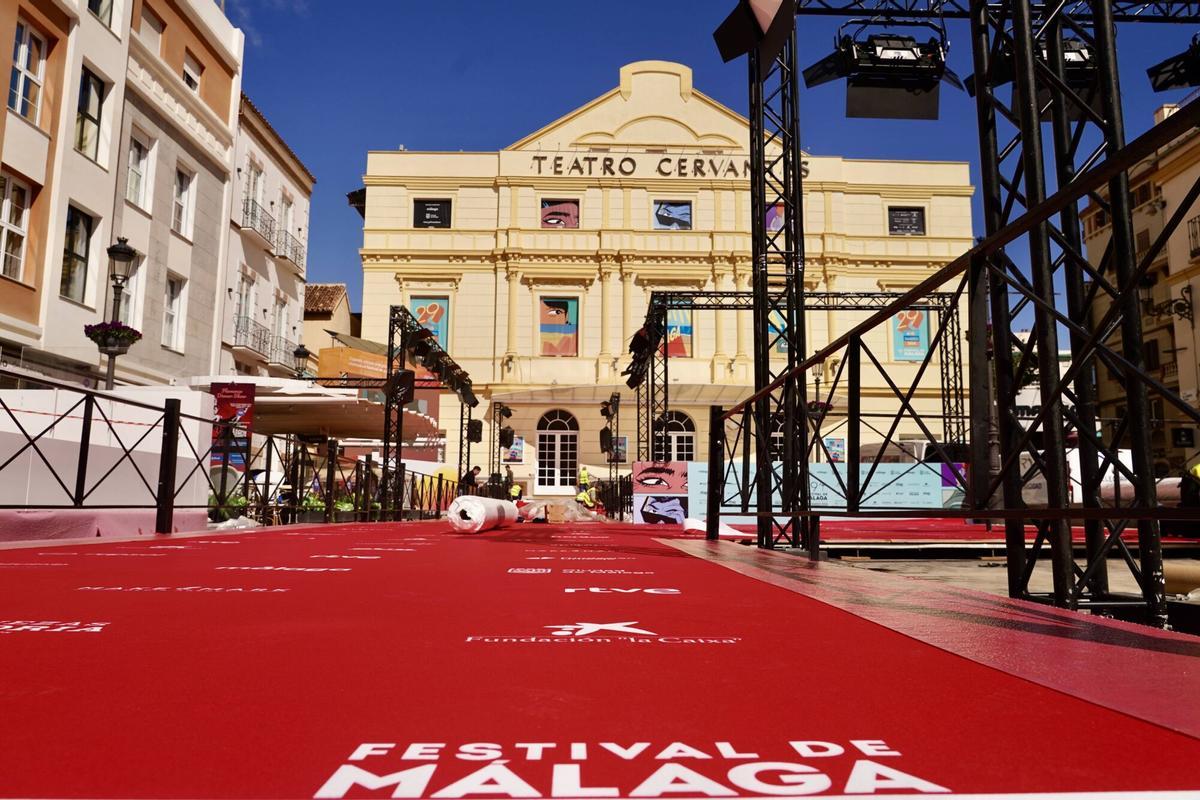 La alfombra roja del Festival de Málaga ya está desplegada para recibir a las estrellas