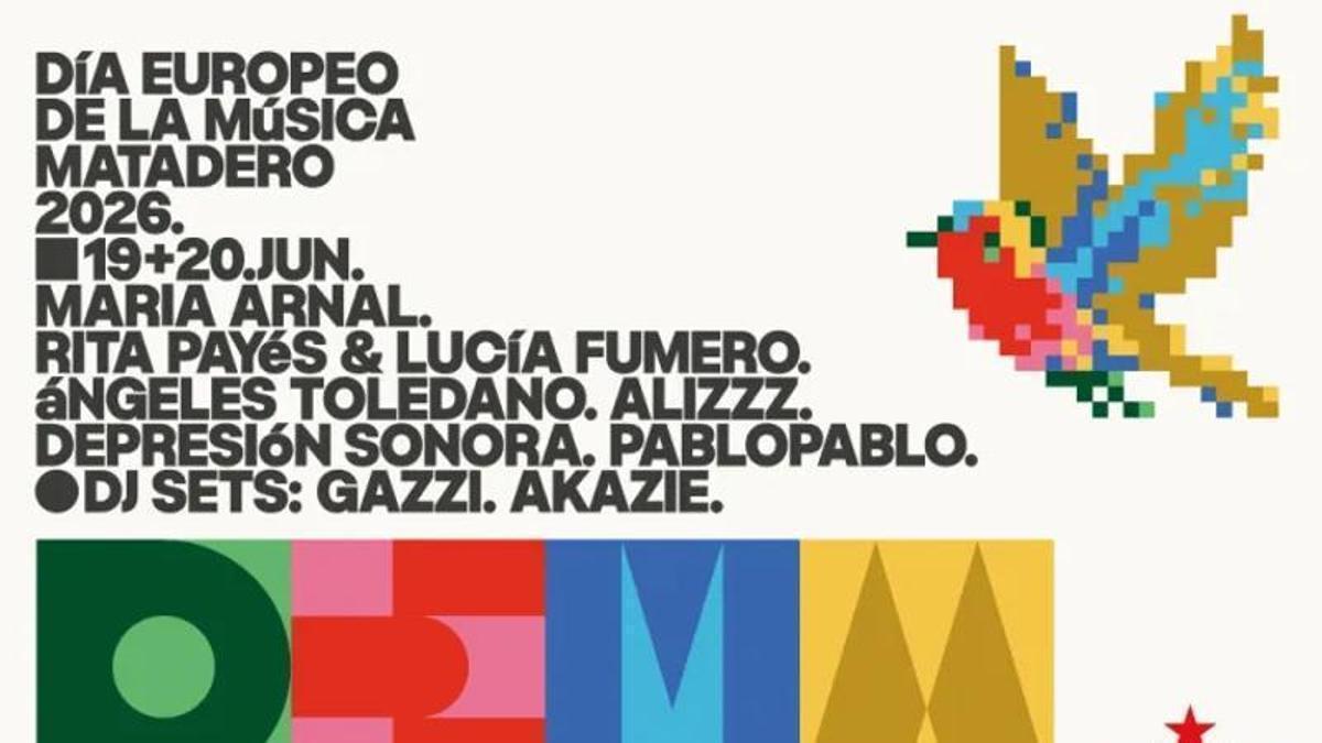 Cartel de la nueva edición de DEMM26 en Matadero en Madrid