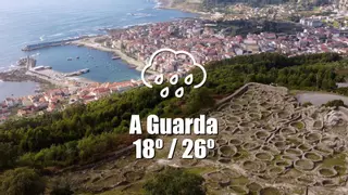 El tiempo en A Guarda: previsión meteorológica para hoy, miércoles 13 de agosto