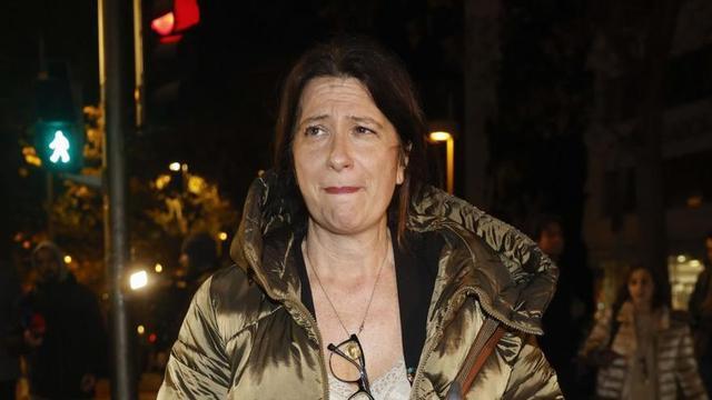 Leire Díez, arribant a declarar als jutjats de la plaça de Castilla. | SERGIO PÉREZ / EFE