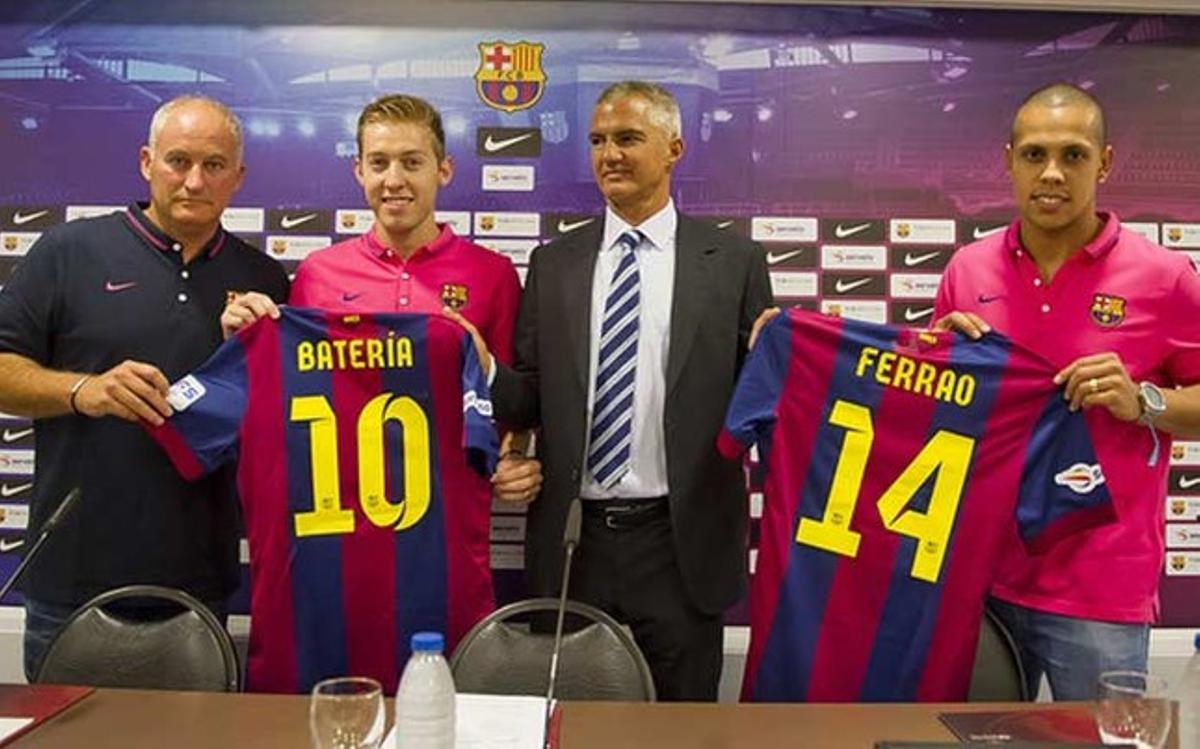 Batería y Ferrao, con Marc Carmona y Javier Bordas