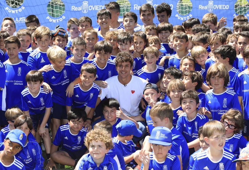 La visita al campus del Oviedo de Sangalli