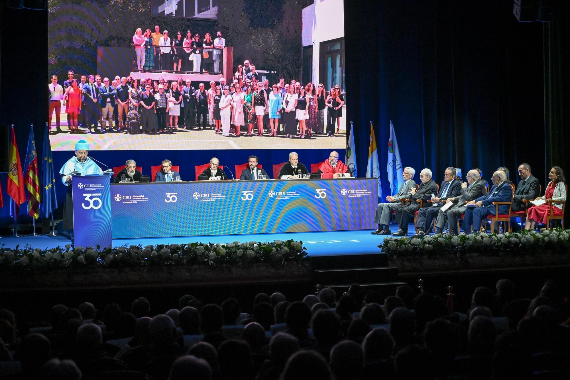 Acto conmemorativo del 30 aniversario de la Universidad Cardenal Herrera-CEU San Pablo en Elche