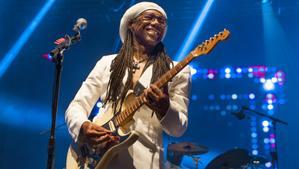 Nile Rodgers en un concierto de su grupo Chic.