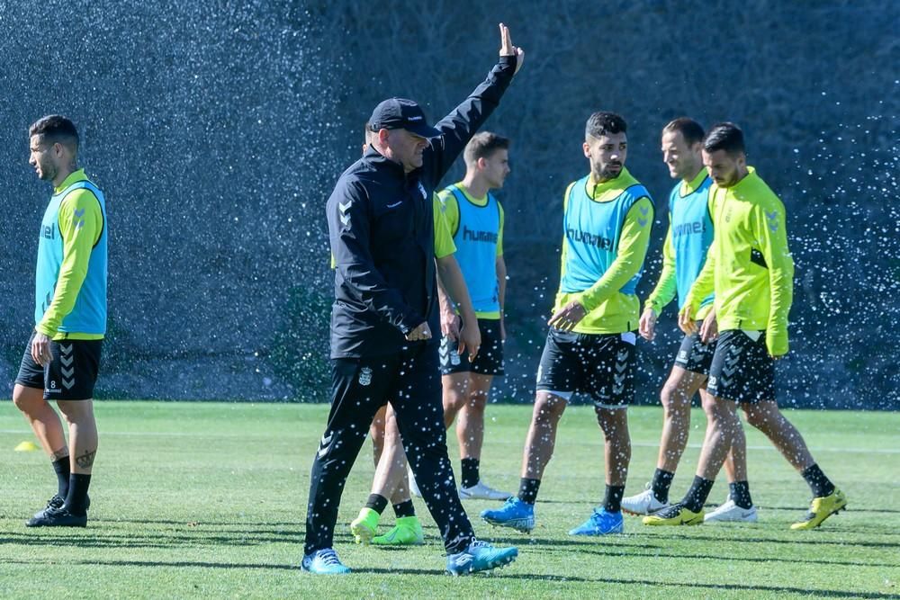 Entrenamiento de la UD Las Palmas previo al derby canario