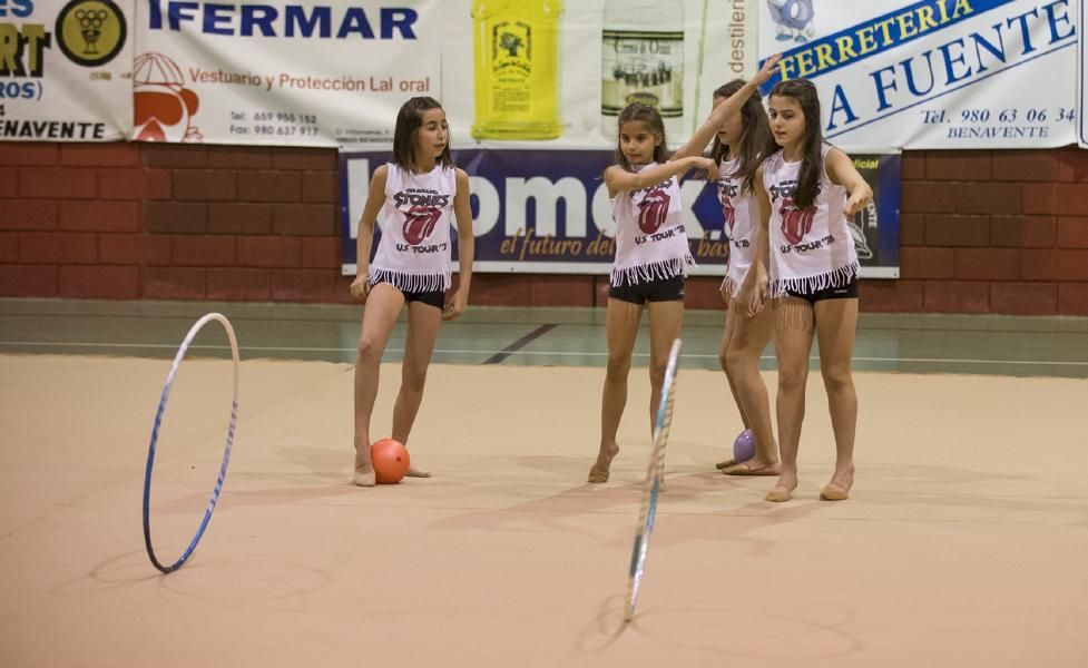 Exhibición de la Escuela de gimnasia rítmica