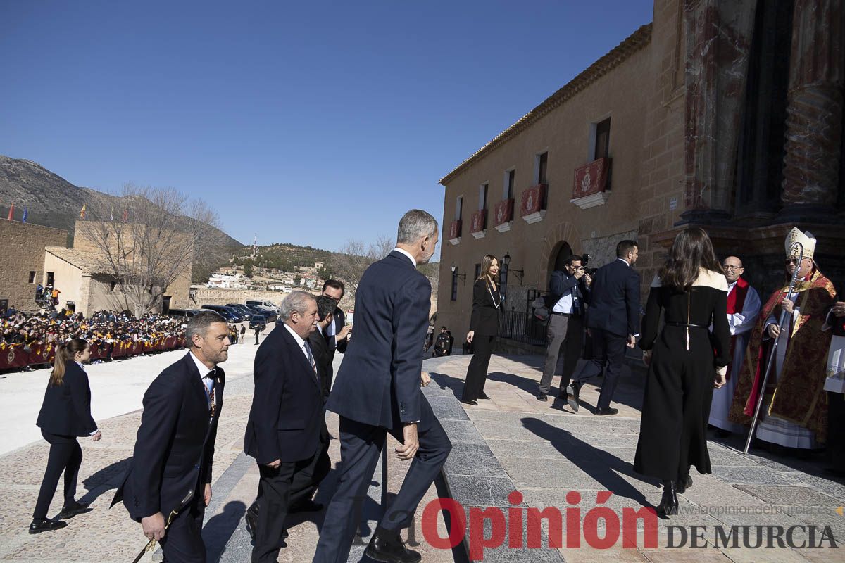 Visita de los reyes de España a Caravaca (explanada de la Basílica)
