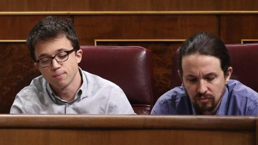 Iglesias, junto a Errejón en el Congreso