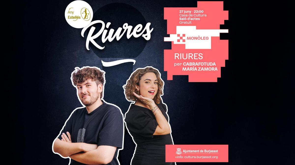 Cabrafotuda y María Zamora actuarán en Burjassot.