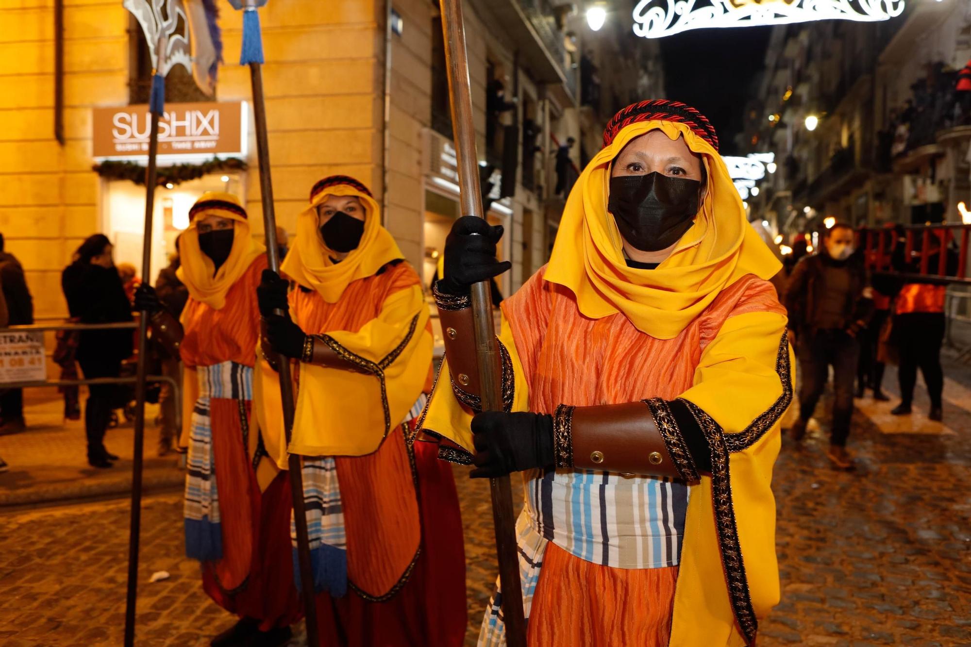 Sin abrazos  a los Reyes magos de Alcoy