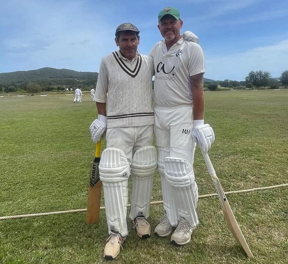 Lou Vincent, capitán del Ibiza Cricket Club, el pasado fin de semana