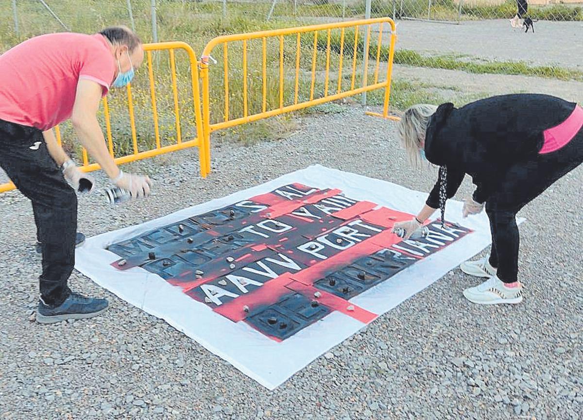 La asociación de vecinos se ha encargado de visibilizar la reivindicación.