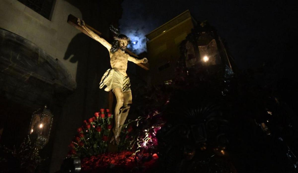 ‘Los coloraos’ en Miércoles Santo.