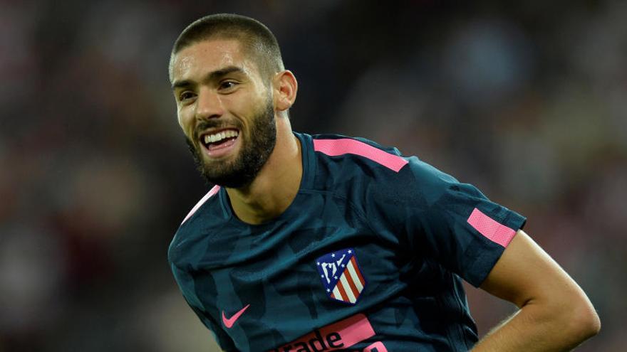 Yannick Carrasco, en  su primera etapa en el Atlético.